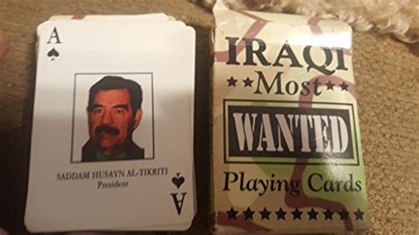 most-wanted iraqi playing cards value